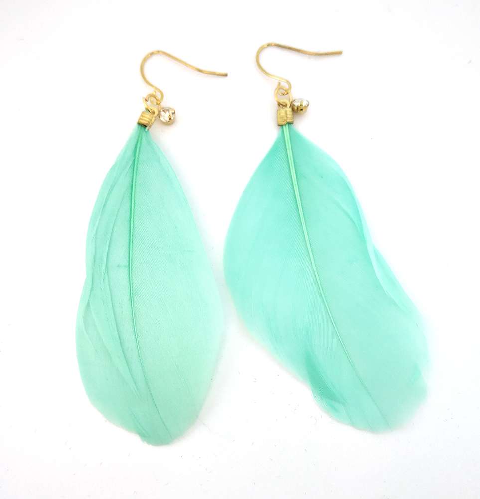 Trendilook Stylish Feather Earring for Girls and Women
