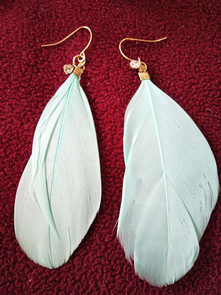 Trendilook Stylish Feather Earring for Girls and Women - Image 2