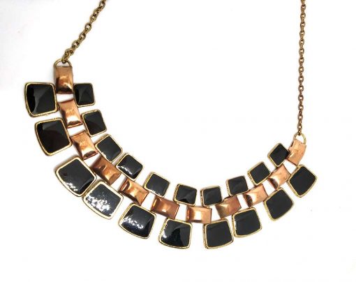 Trendilook Black and Golden Choker Necklace