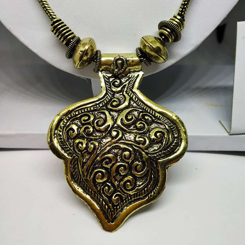Trendilook Oxidised Golden Neckpiece