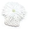 Trendilook White Sun Flower Elastic Hairband