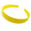 Trendilook Yellow Unbreakable Big Size Single Color Hairband