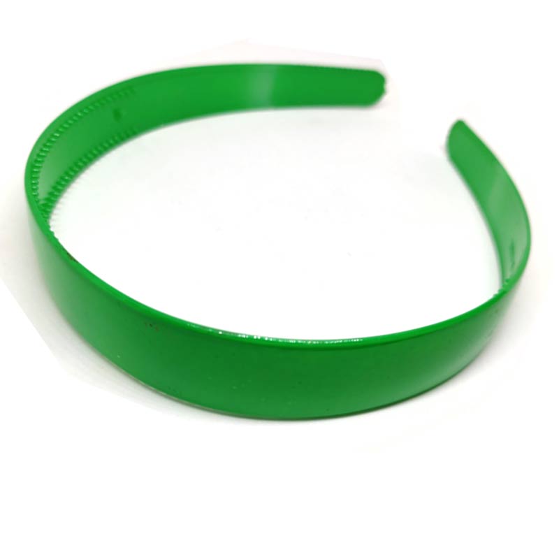 Trendilook Green Unbreakable Big Size Single Color Hairband