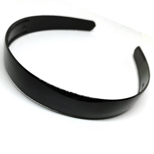 Trendilook Black Unbreakable Big Size Single Color Hairband