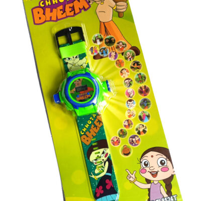 Trendilook Digital Chhota Bheem 24 Images Projector Toy Watch for Kids