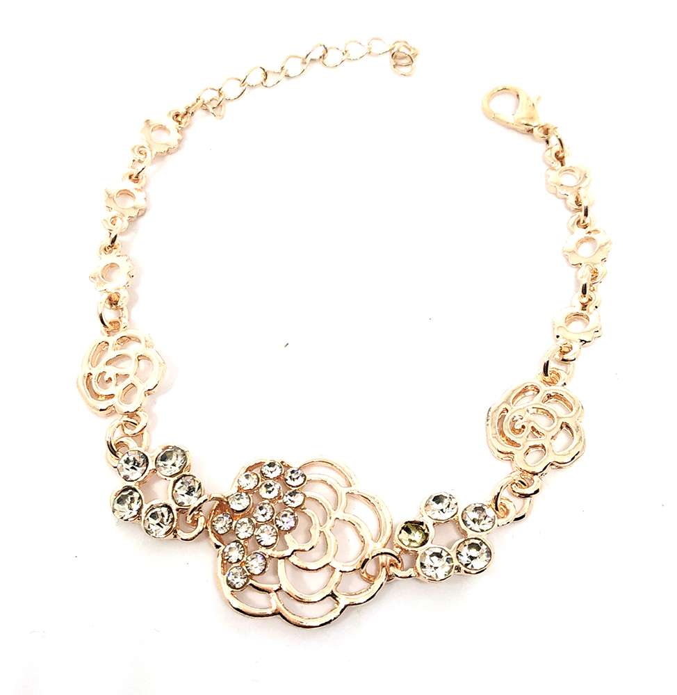 Trendilook Stylish Heart Beat Golden Bracelet For Women