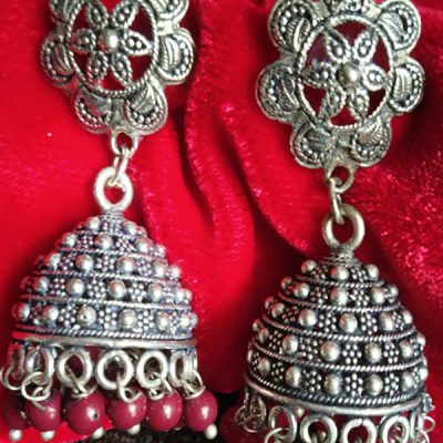 Trendilook German Silver Jhumki