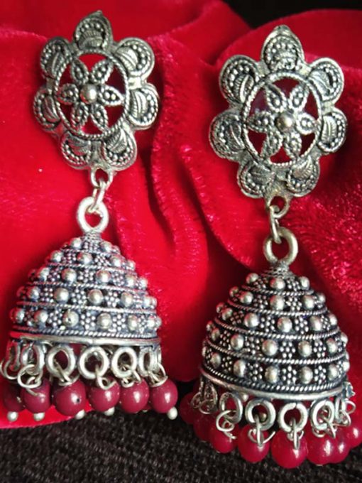 Trendilook German Silver Jhumki