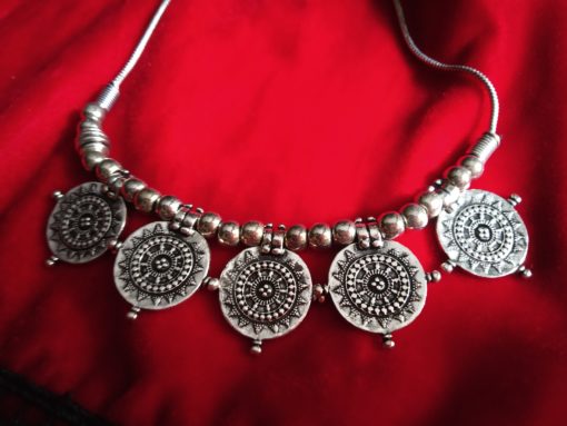 Trendilook Coin German Silver Neckpiece