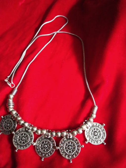 Trendilook Coin German Silver Neckpiece