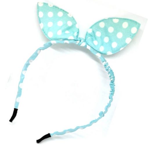 Trendilook Blue Bunny Bobby Print Hairband