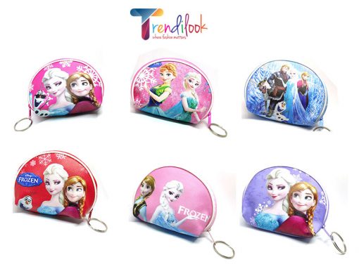 Trendilook Frozen Coin Purse Mini PU Key Chain Small Purse / Pouch - All