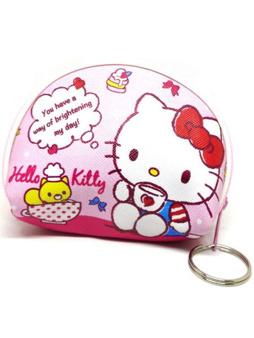 Trendilook Hello Kitty Coin Purse Mini PU Key Chain Small Purse / Pouch - Theme6