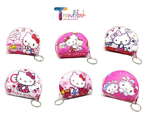 Trendilook Hello Kitty Coin Purse Mini PU Key Chain Small Purse / Pouch - All