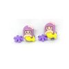 Trendilook Yellow Kids Fish Doll Clip On (Tic-Tak) Earring