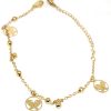 Trendilook Golden Bracdelet + Anklet For Ladies and Girls