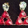 Trendilook Crystal Triangle Cute Drop Earring