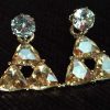 Trendilook Crystal Triangle Cute Drop Earring