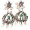 Trendilook German Silver Kundan Earring