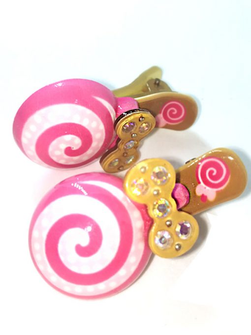 Trendilook Candy Stone Work Clips for Kids