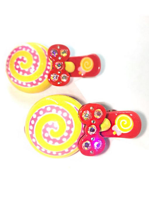 Trendilook Candy Stone Work Clips for Kids