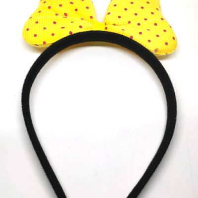 Trendilook Bunny Black Base Fur Hairband