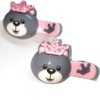 Trendilook Bear Stone Work Clips for Kids