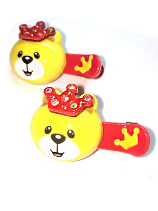 Trendilook Bear Stone Work Clips for Kids