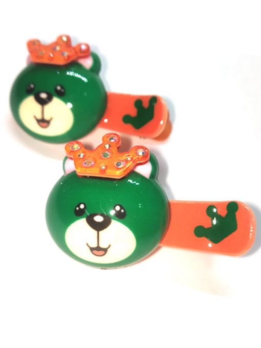 Trendilook Bear Stone Work Clips for Kids