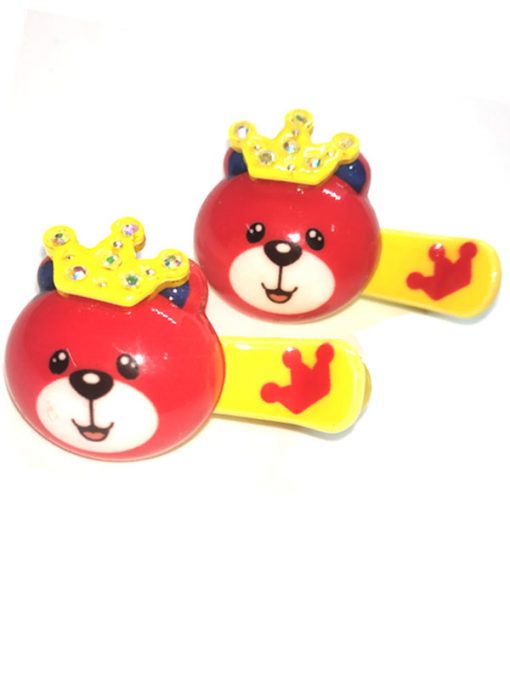 Trendilook Bear Stone Work Clips for Kids