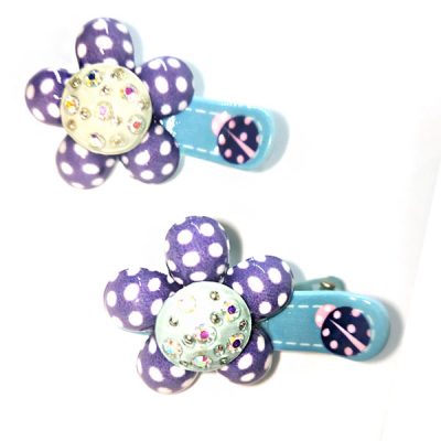 Trendilook Flower Stone Work Clips for Kids