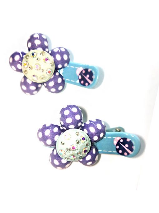 Trendilook Flower Stone Work Clips for Kids