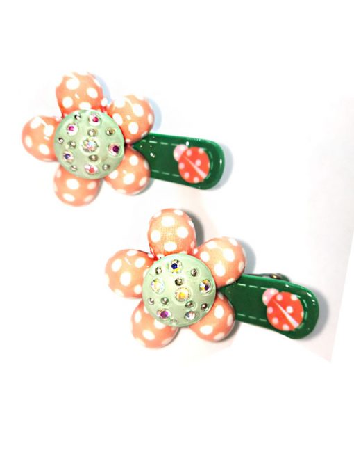 Trendilook Flower Stone Work Clips for Kids