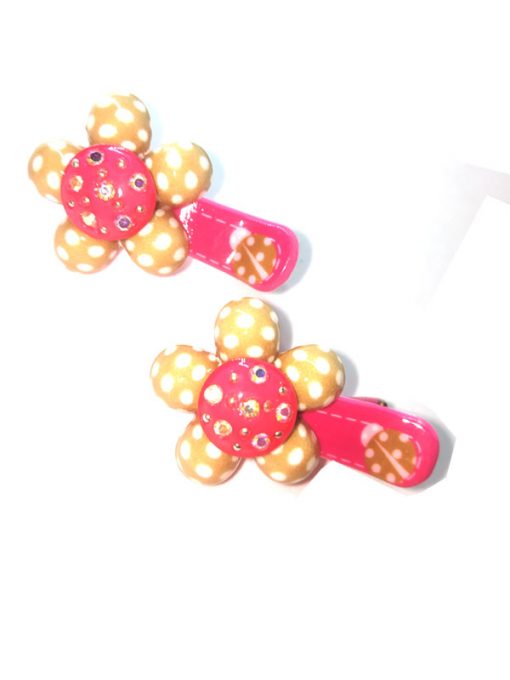 Trendilook Flower Stone Work Clips for Kids