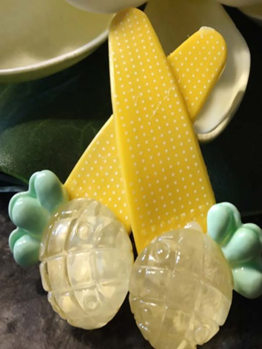 Trendilook Pineapple Shape Cute Clips one pair For Kids