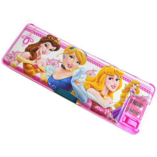 Trendilook Princess Magnetic Dual Side Pencil Box New Design with Light Lamp