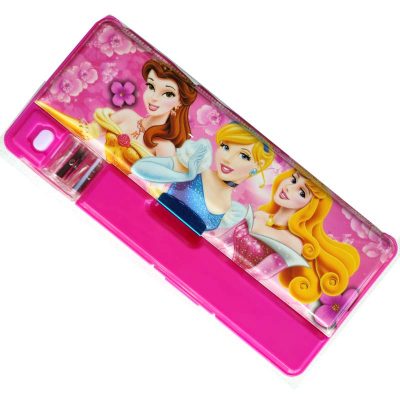 Trendilook Princess Magnetic Three Side Pencil Box with Multiplication Table Inside