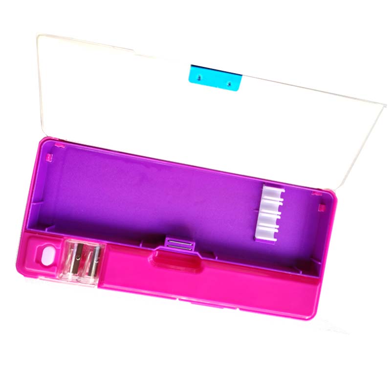 Trendilook Princess Magnetic Three Side Pencil Box with Multiplication Table Inside
