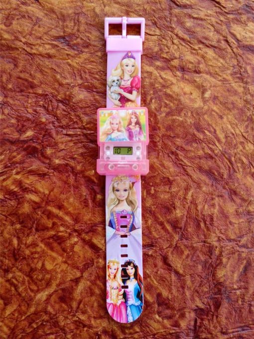 Princess Square Musical Digital Watch with Light for Kids