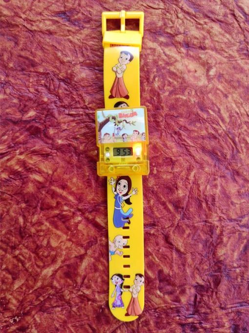 Chota Bheem Square Musical Digital Watch with Light for Kids