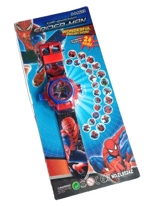 Trendilook Digital Spiderman 24 Images Projector Toy Watch for Kids