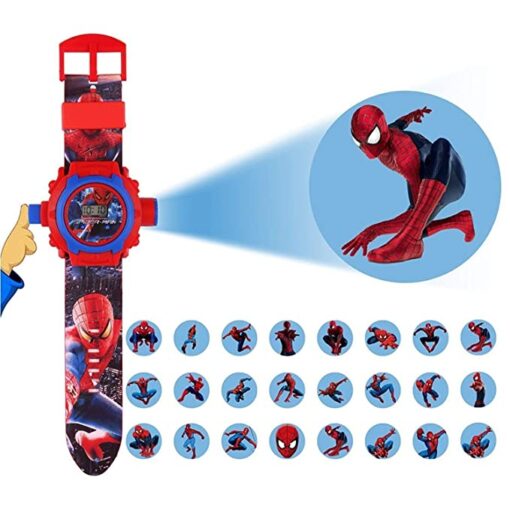 Trendilook Digital Spiderman 24 Images Projector Toy Watch for Kids