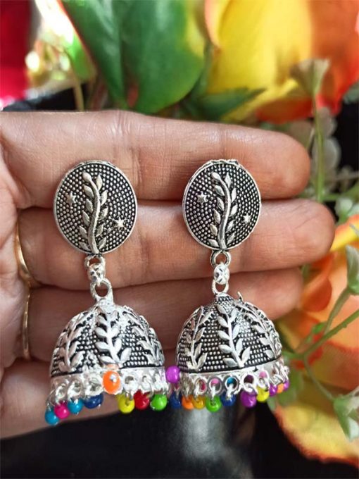 Trendilook German Silver Jhumki