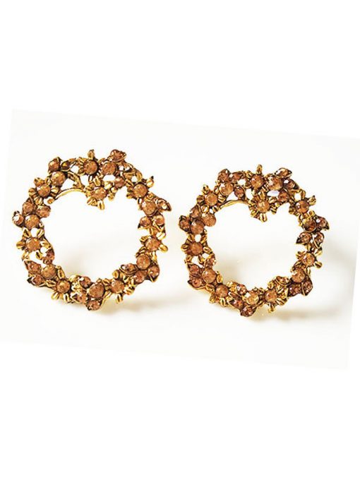 Trendilook Cute Stone Looped Earring