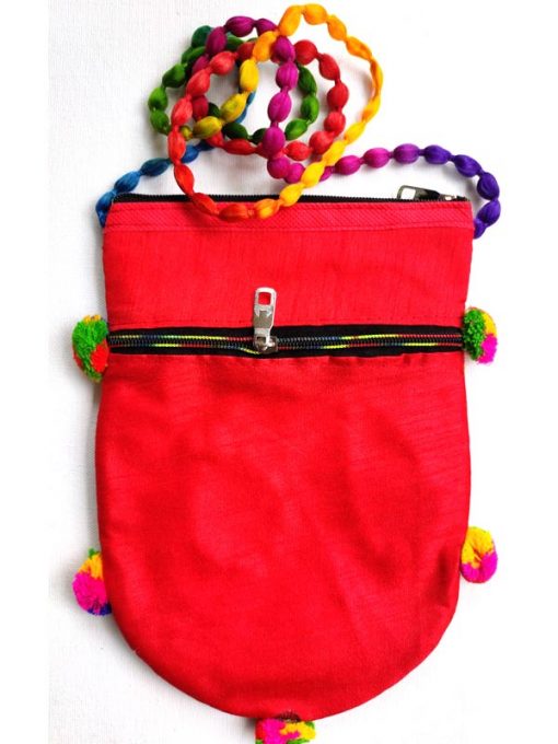 Trendilook Handmade Orange Sling Bag for Ladies and Girls