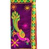 Trendilook Handmade Valvet Resham Peacock Hand Wallet for Ladies and Girls