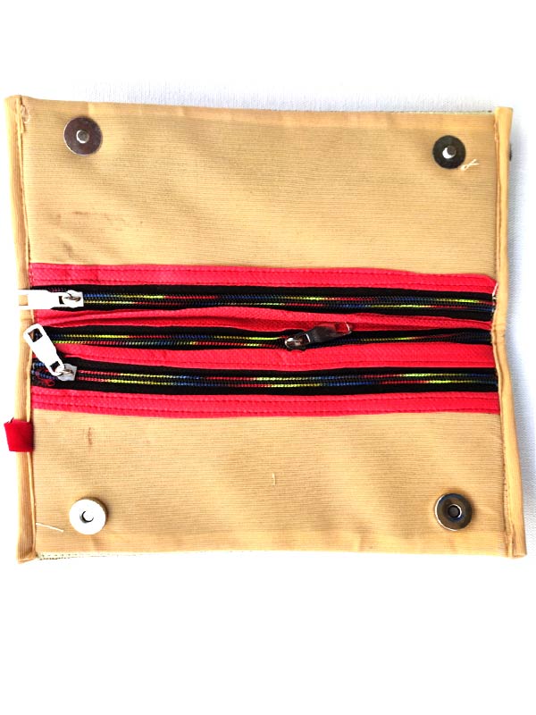 Trendilook Handmade Valvet Resham Flower Hand Wallet for Ladies and Girls