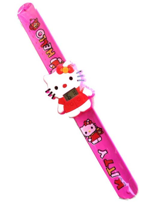 Trendilook Hello Kitty Silicone Slap Band Digital Watch for Kids