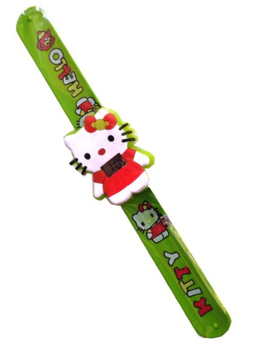 Trendilook Hello Kitty Silicone Slap Band Digital Watch for Kids