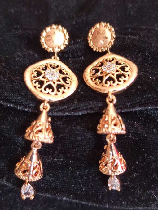 Trendilook Premium Quality Long AD Jhumki